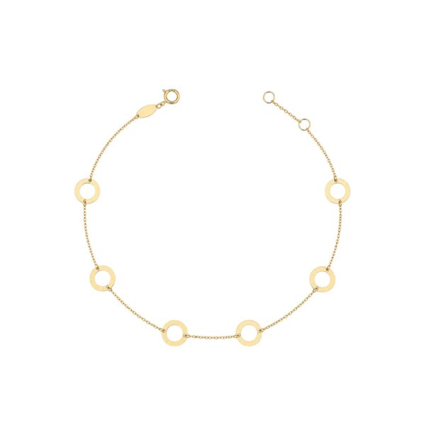 ecc29b57-735e-4c4c-ae52-731ce9e6390a (1) Χρυσό Γυναικείο Βραχιόλι με Διάτρητους Κύκλους 14Κ Κωδ.1428