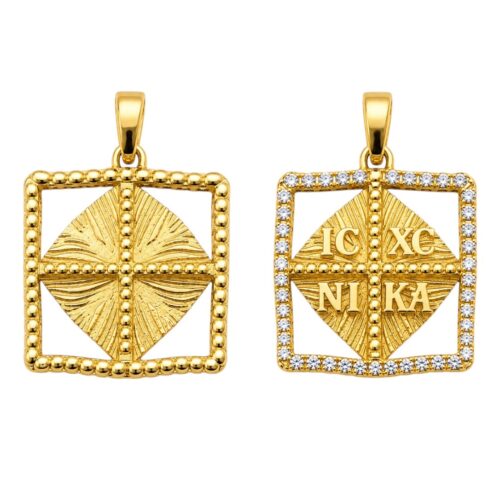 2cfabff0-f3cb-4238-978d-622f17f19f0d ΦΥΛΑΧΤΟ ΜΕΝΤΑΓΙΟΝ IC XC NIKA 14K ΚΩΔ.3964