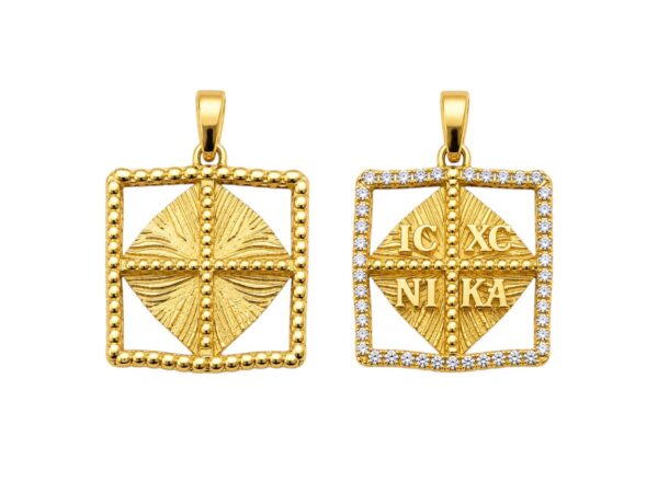 ΦΥΛΑΧΤΟ ΜΕΝΤΑΓΙΟΝ IC XC NIKA 14K ΚΩΔ.3964