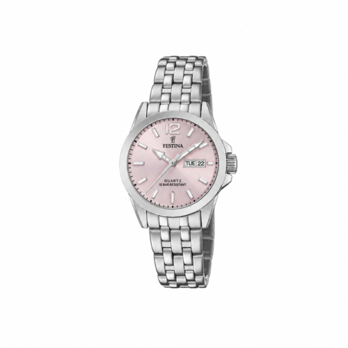 FESTINA F20455/2 ΓΥΝΑΙΚΕΙΟ ΡΟΛΟΙ 30ΜΜ ΜΕ ΡΟΖ ΚΑΝΤΡΑΝ ΚΩΔ.4584